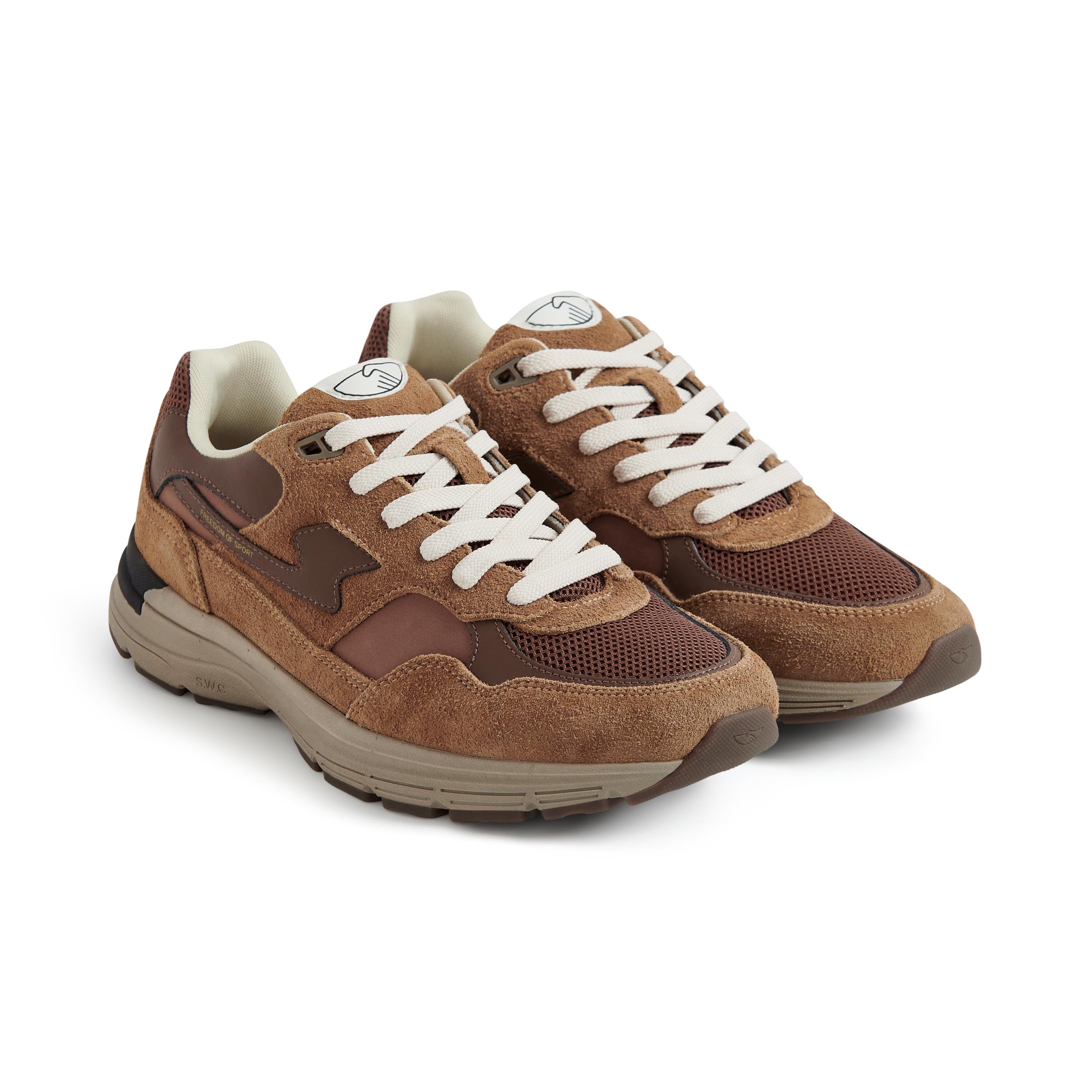 S.W.C - Amiel S-Strike Geo-Merged (Brown) (Men) - ASTOREHERE