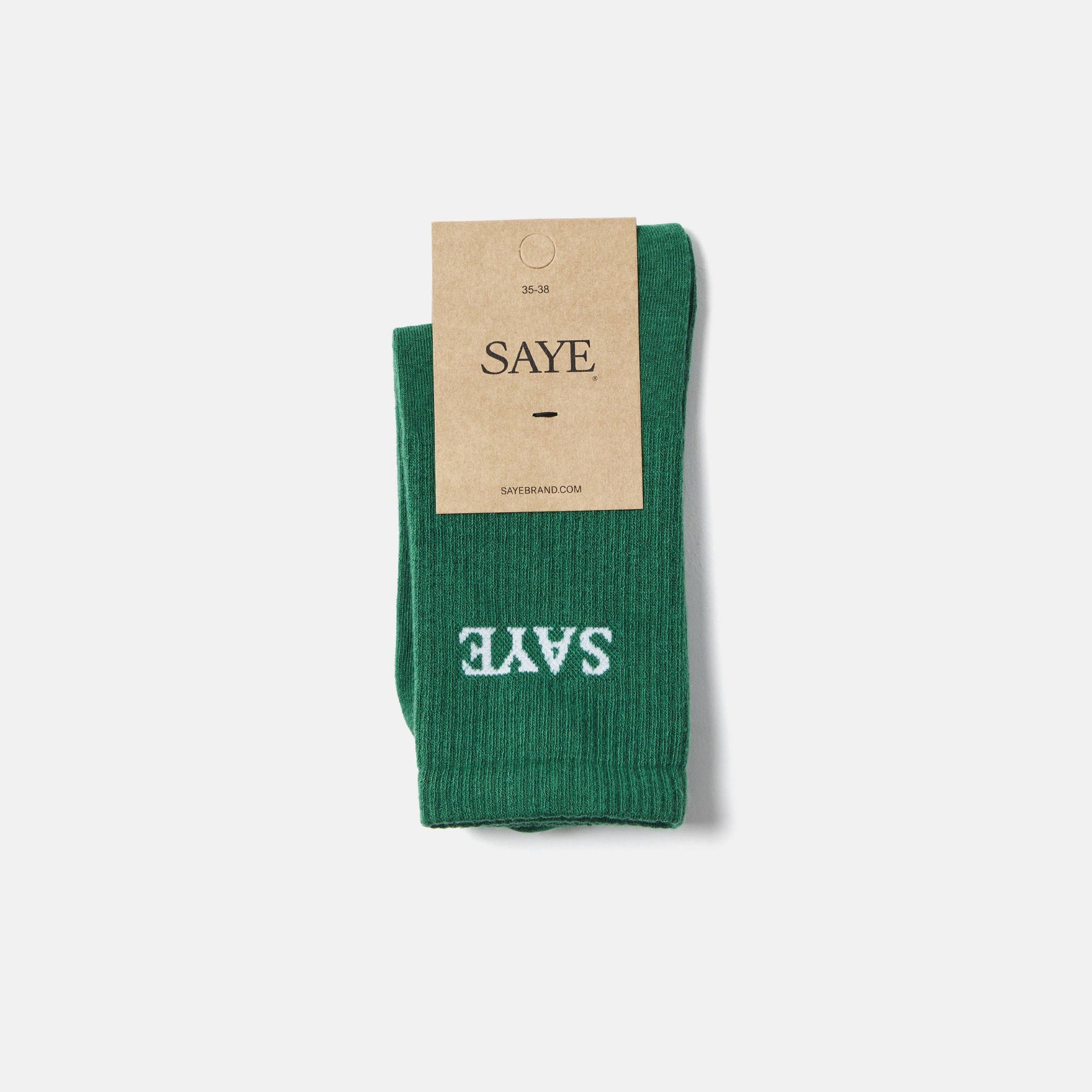 SAYE  Mid-crew Everyday Socks - Pine Green - ASTOREHERE