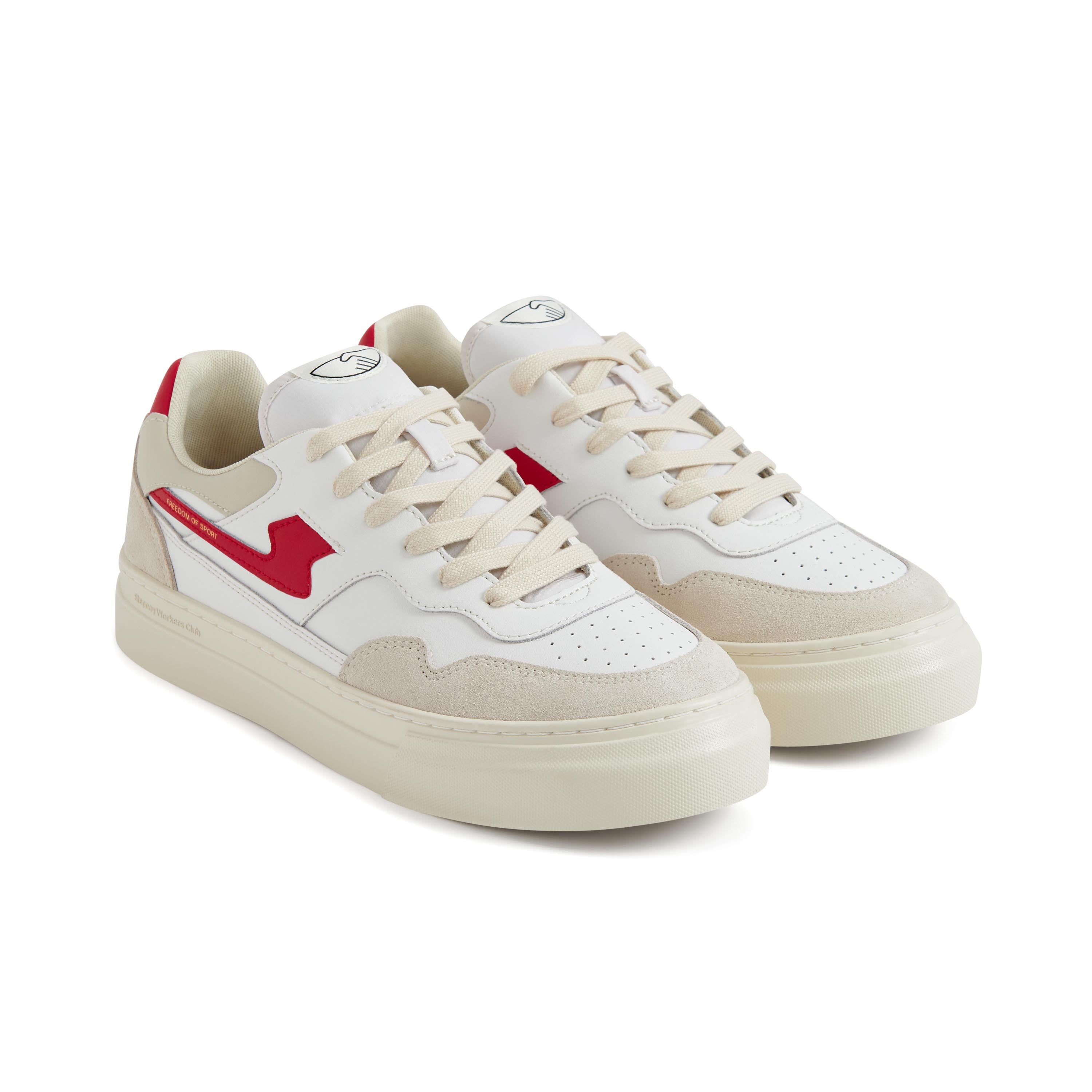 S.W.C - Pearl S-Strike Leather Sneaker (Spring Red) (Men) - ASTOREHERE