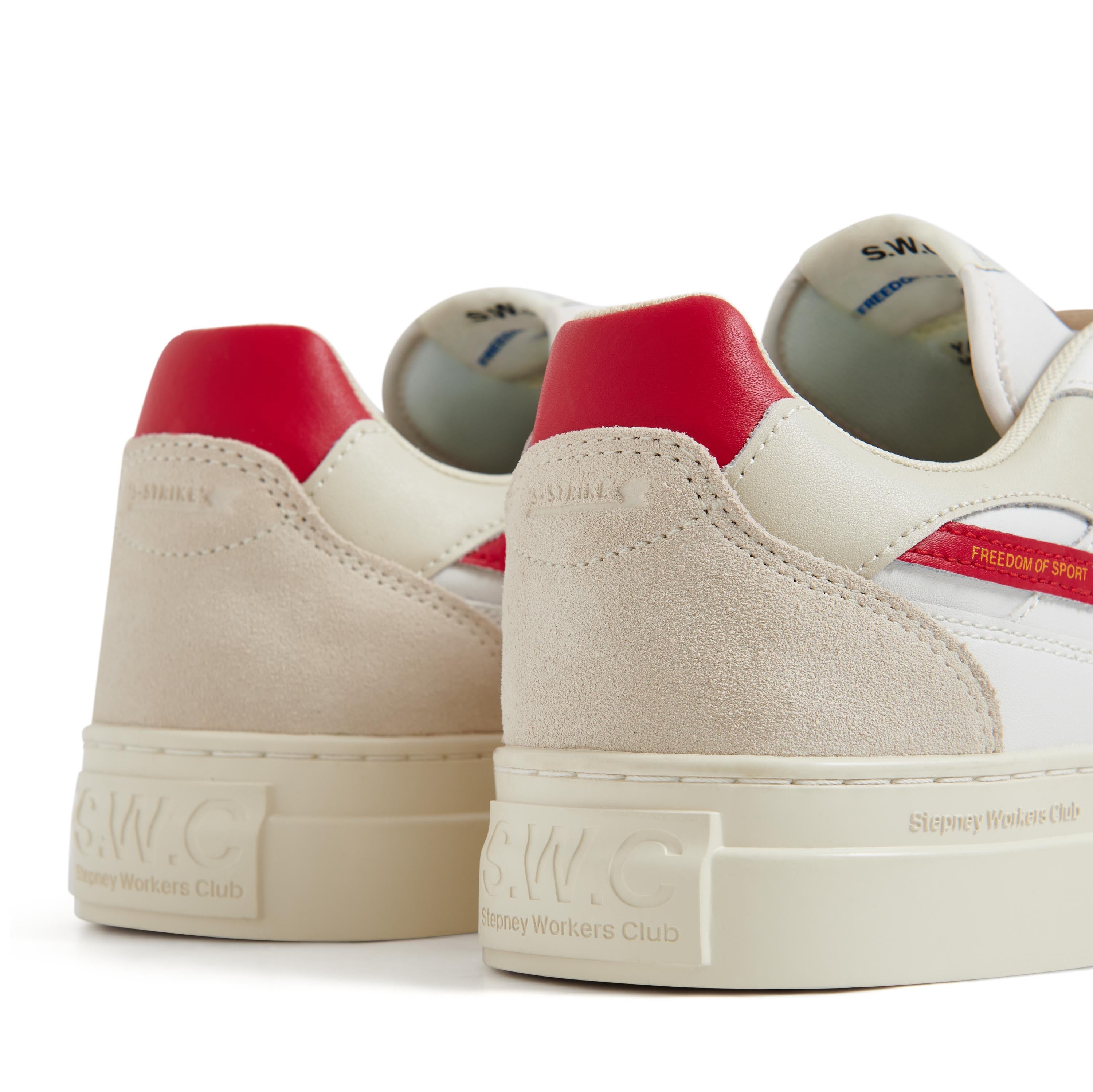 S.W.C - Pearl S-Strike Leather Sneaker (Spring Red) (Men) - ASTOREHERE