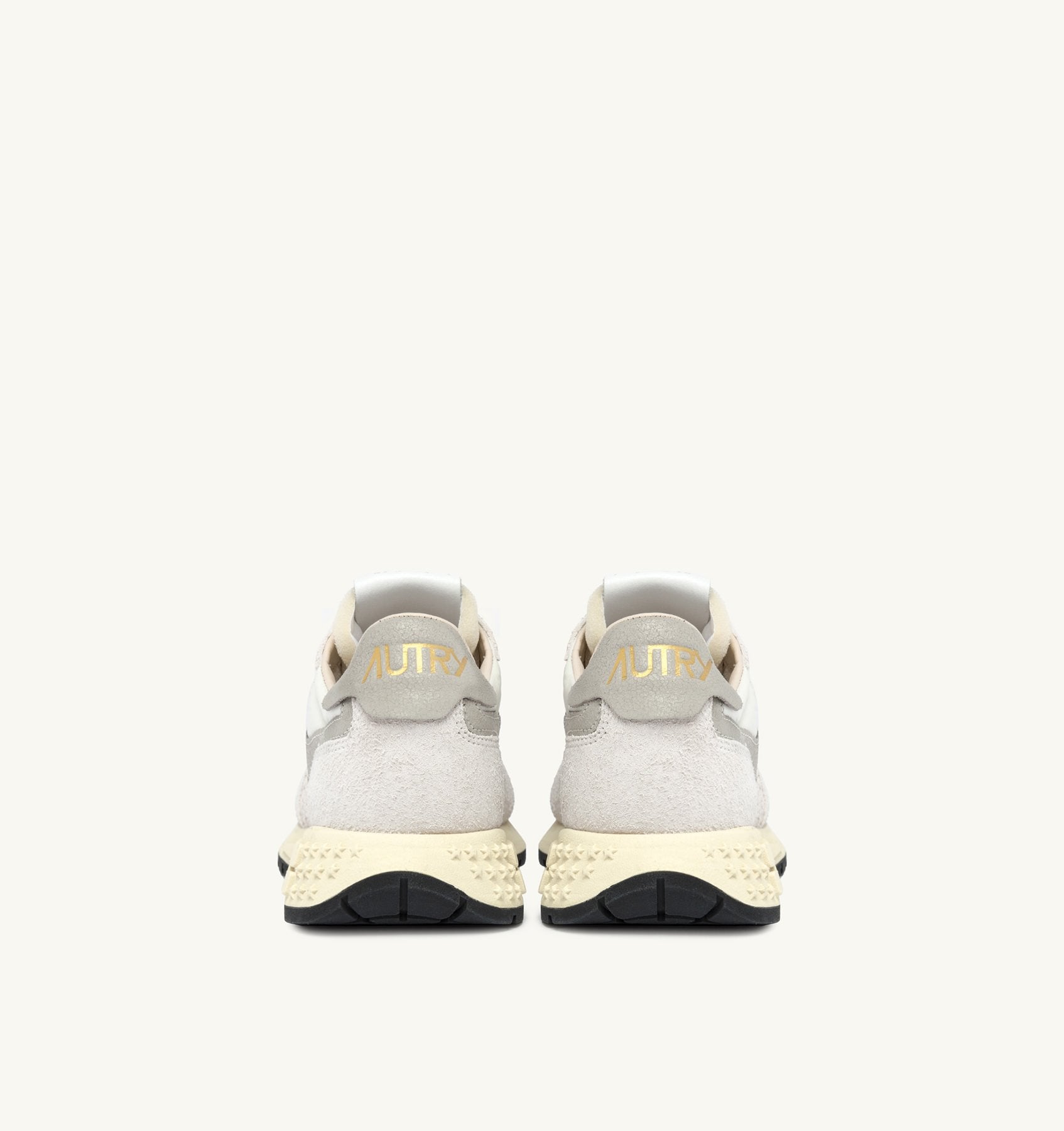 AUTRY - REELWIND LOW SNEAKERS IN BEIGE NYLON AND SUEDE (Women) - ASTOREHERE