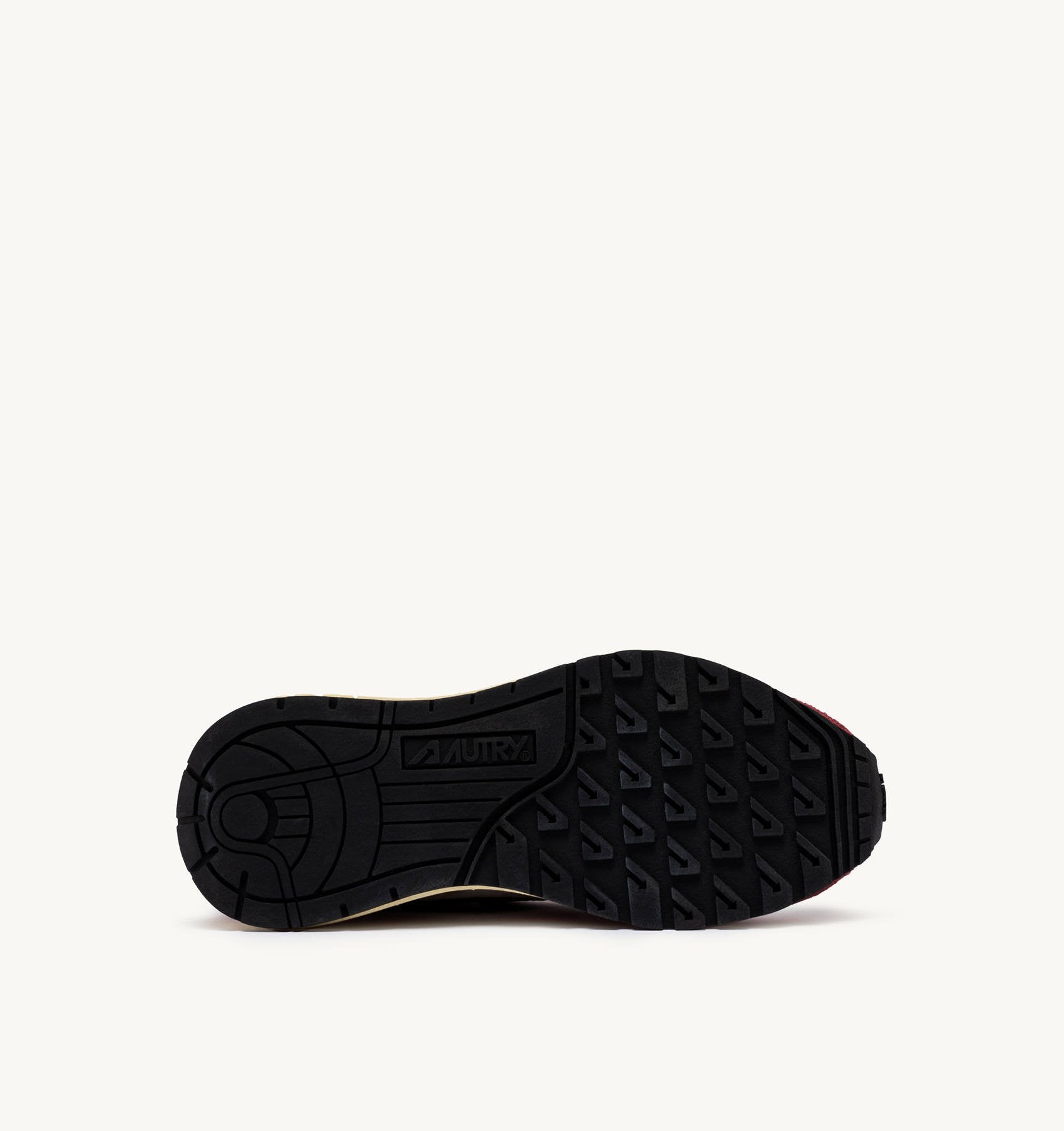 AUTRY - REELWIND LOW SNEAKERS IN RED AND BLACK NYLON AND SUEDE (Women) - ASTOREHERE