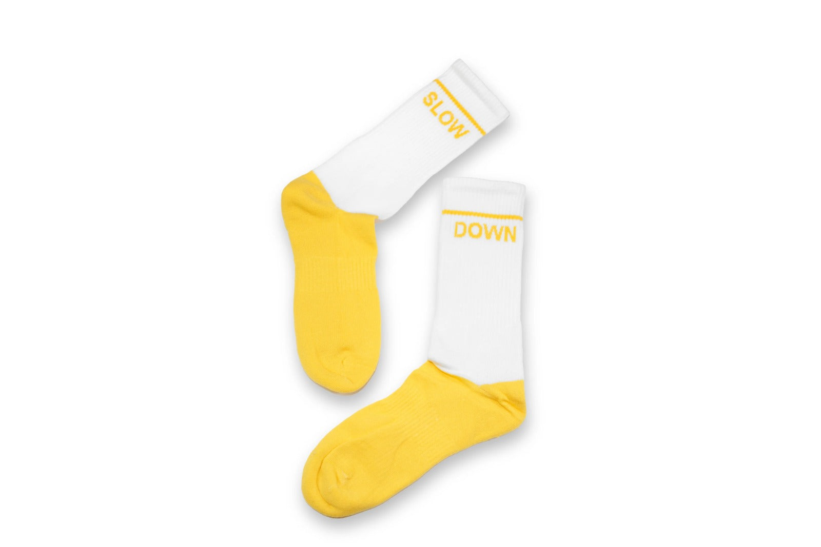HIRUNDO SLOW DOWN SOCKS - LEMON - ASTOREHERE