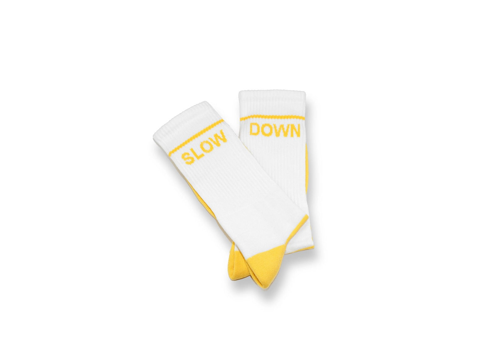 HIRUNDO SLOW DOWN SOCKS - LEMON - ASTOREHERE