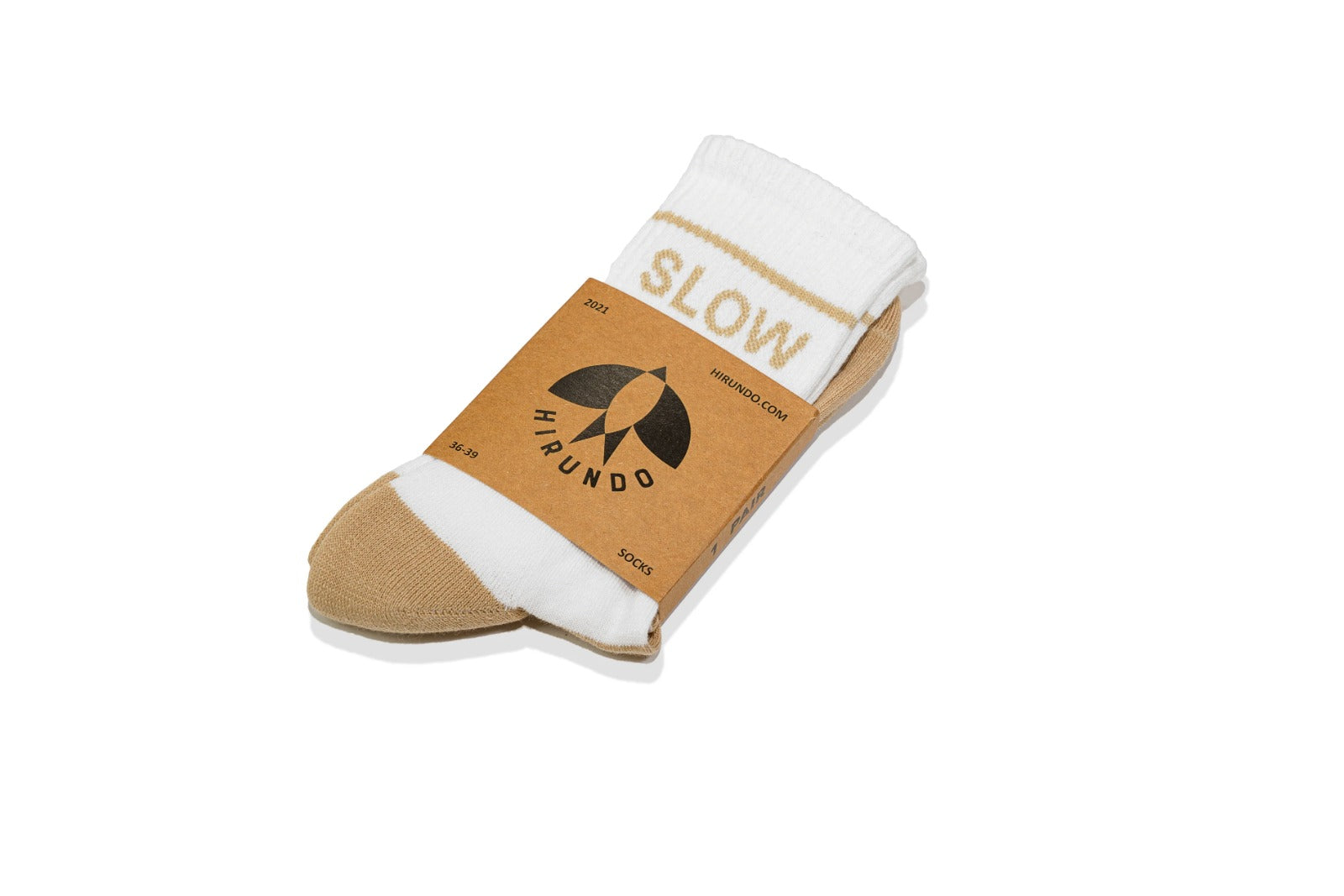 HIRUNDO SLOW DOWN SOCKS - ALMOND - ASTOREHERE