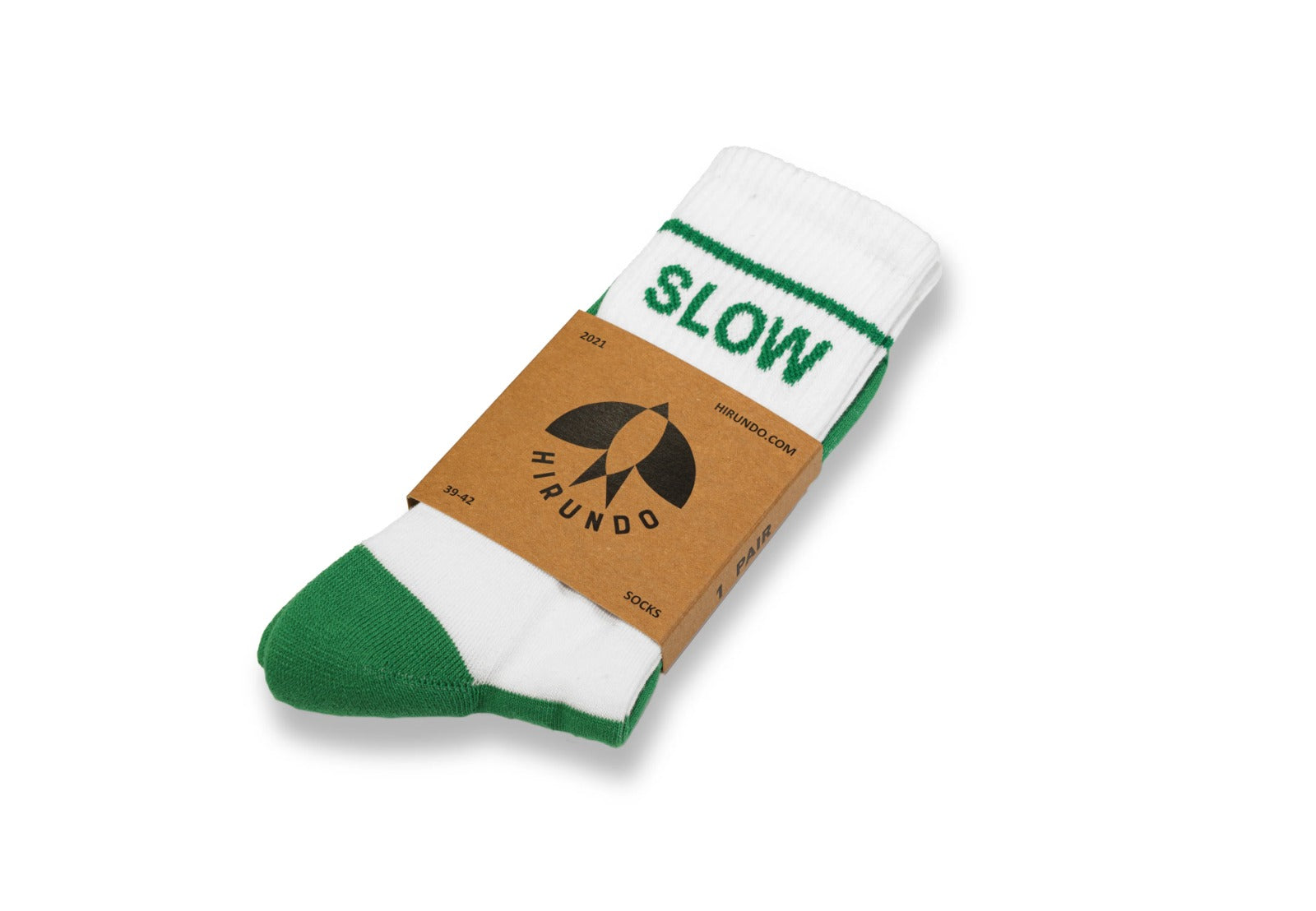 HIRUNDO SLOW DOWN SOCKS - CLOVER GREEN - ASTOREHERE