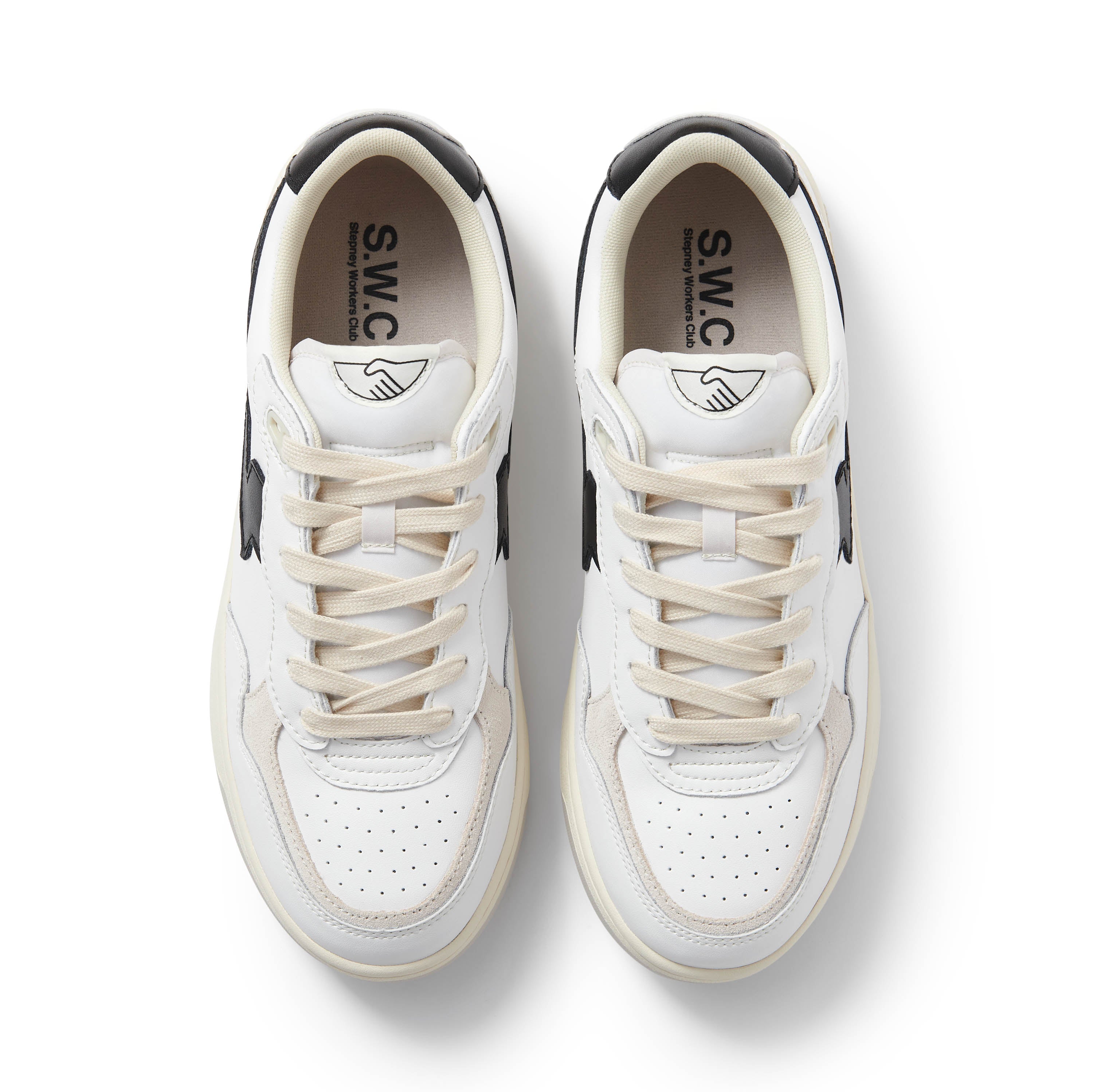 S.W.C - Pro Cup 01 S-Strike Leather (White/Black) (Women) - ASTOREHERE