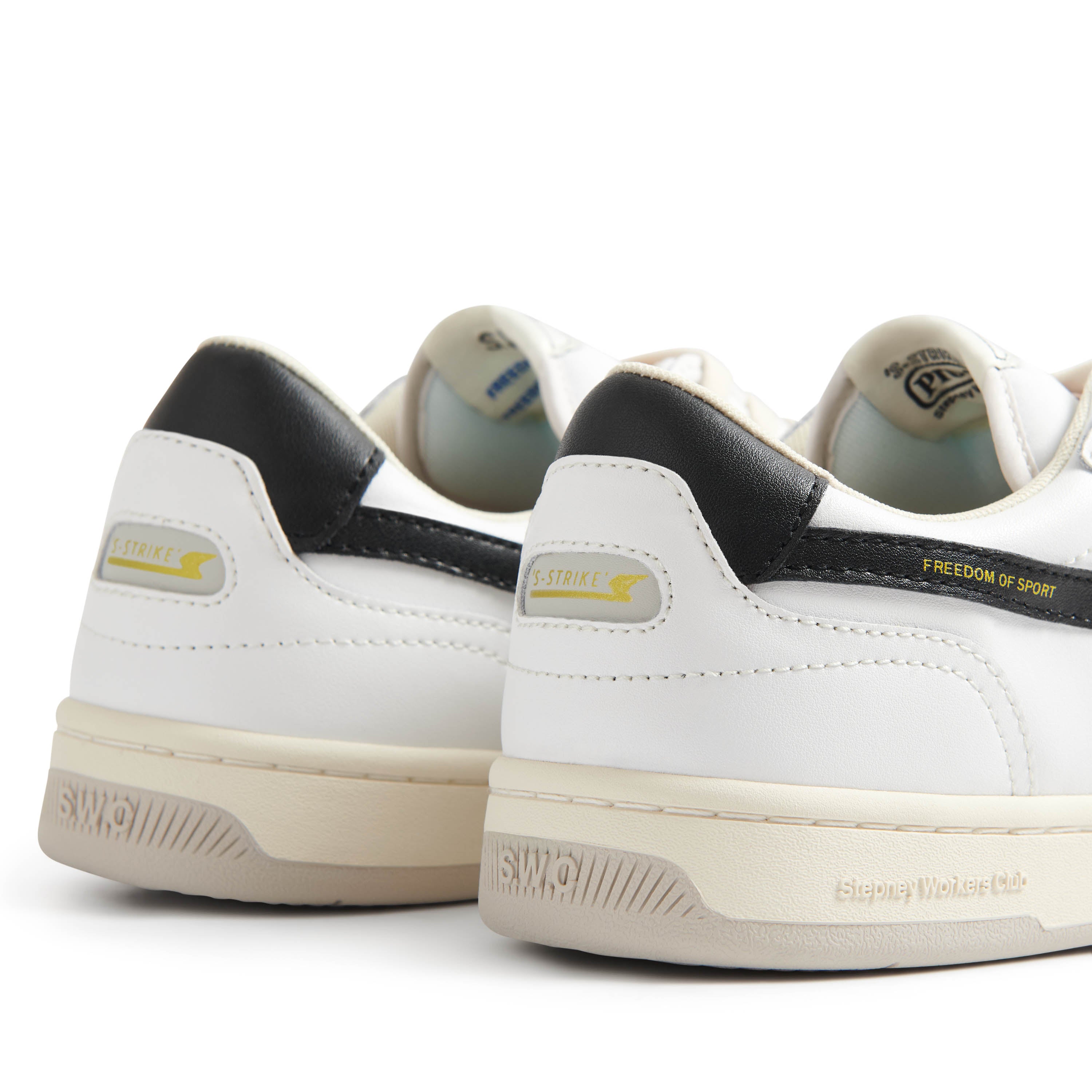 S.W.C - Pro Cup 01 S-Strike Leather (White/Black) (Women) - ASTOREHERE