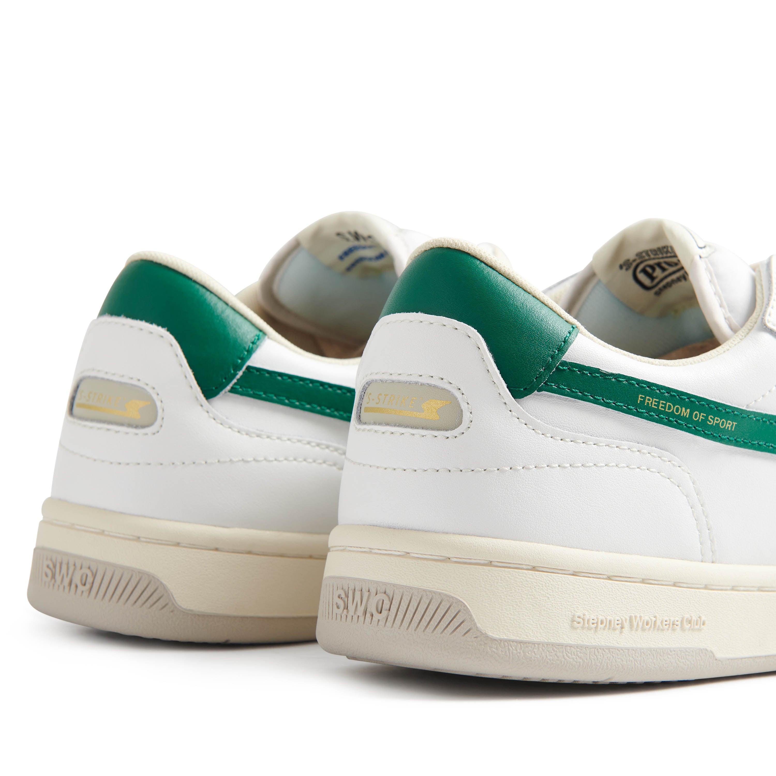 S.W.C - Pro Cup 01 S-Strike Leather (White/Green) (Women) - ASTOREHERE