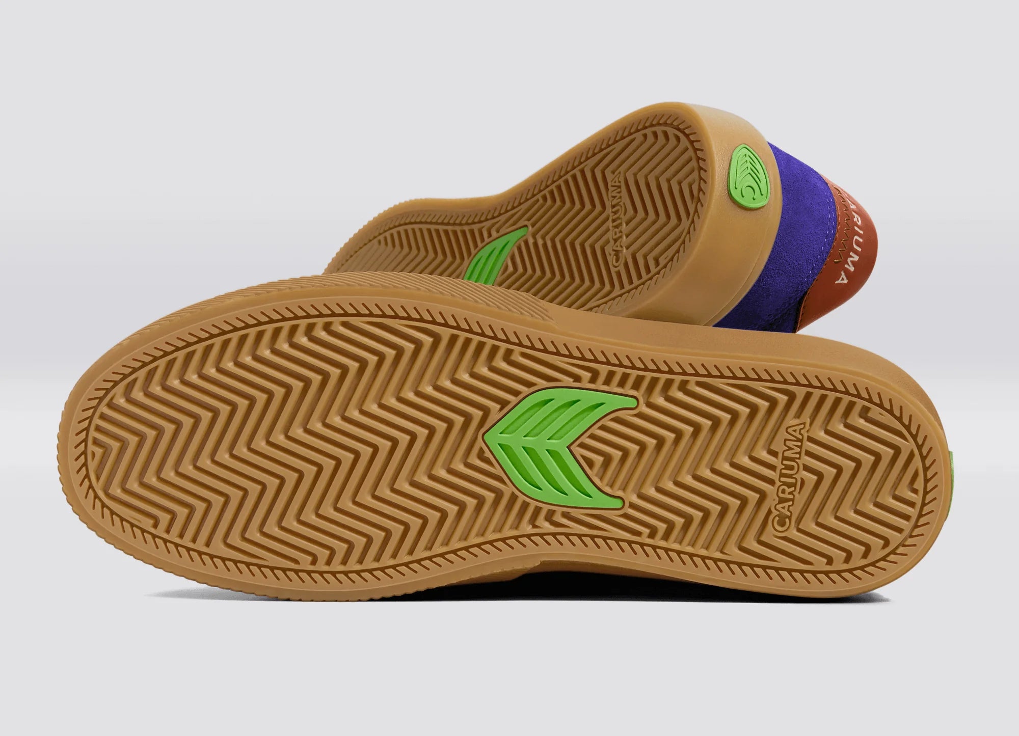 Cariuma - Naioca Purple Gum Suede/Orange (Men) - ASTOREHERE