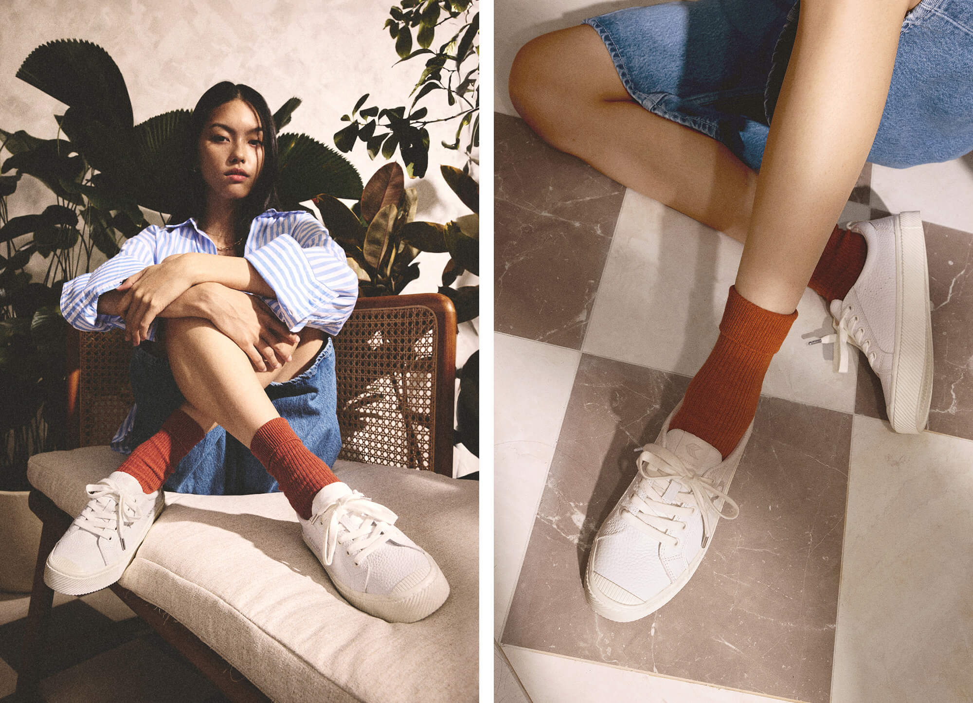 Cariuma - Oca Low White Premium Leather (Women) - ASTOREHERE
