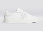 Cariuma - SALVAS White Premium Leather Ice Logo Sneaker (Women) - ASTOREHERE