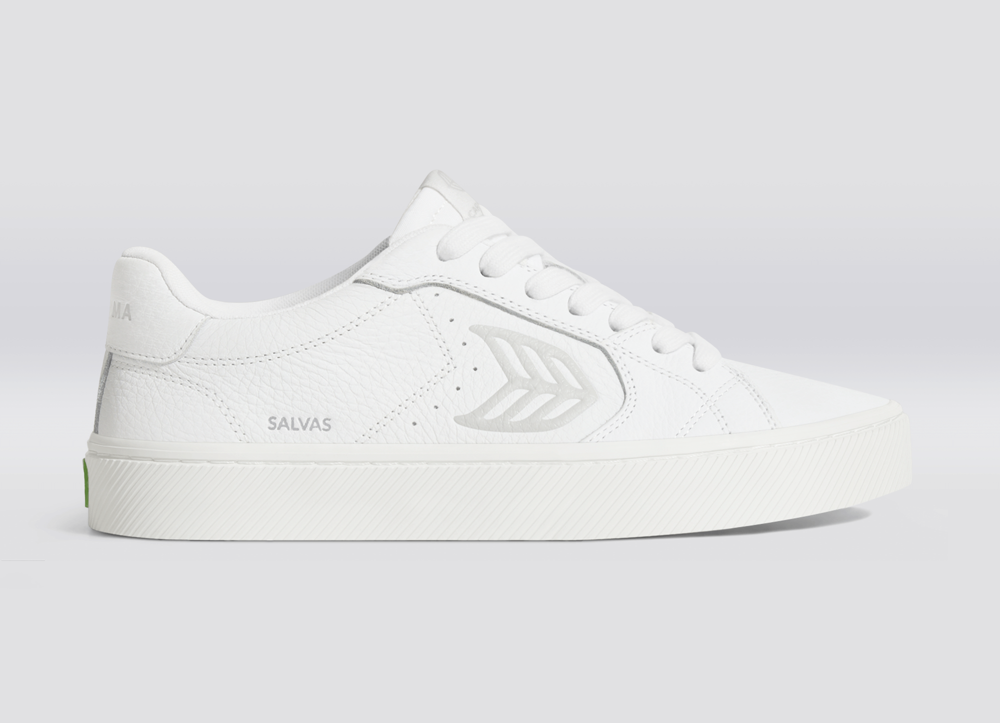 Cariuma - SALVAS White Premium Leather Ice Logo Sneaker (Women) - ASTOREHERE