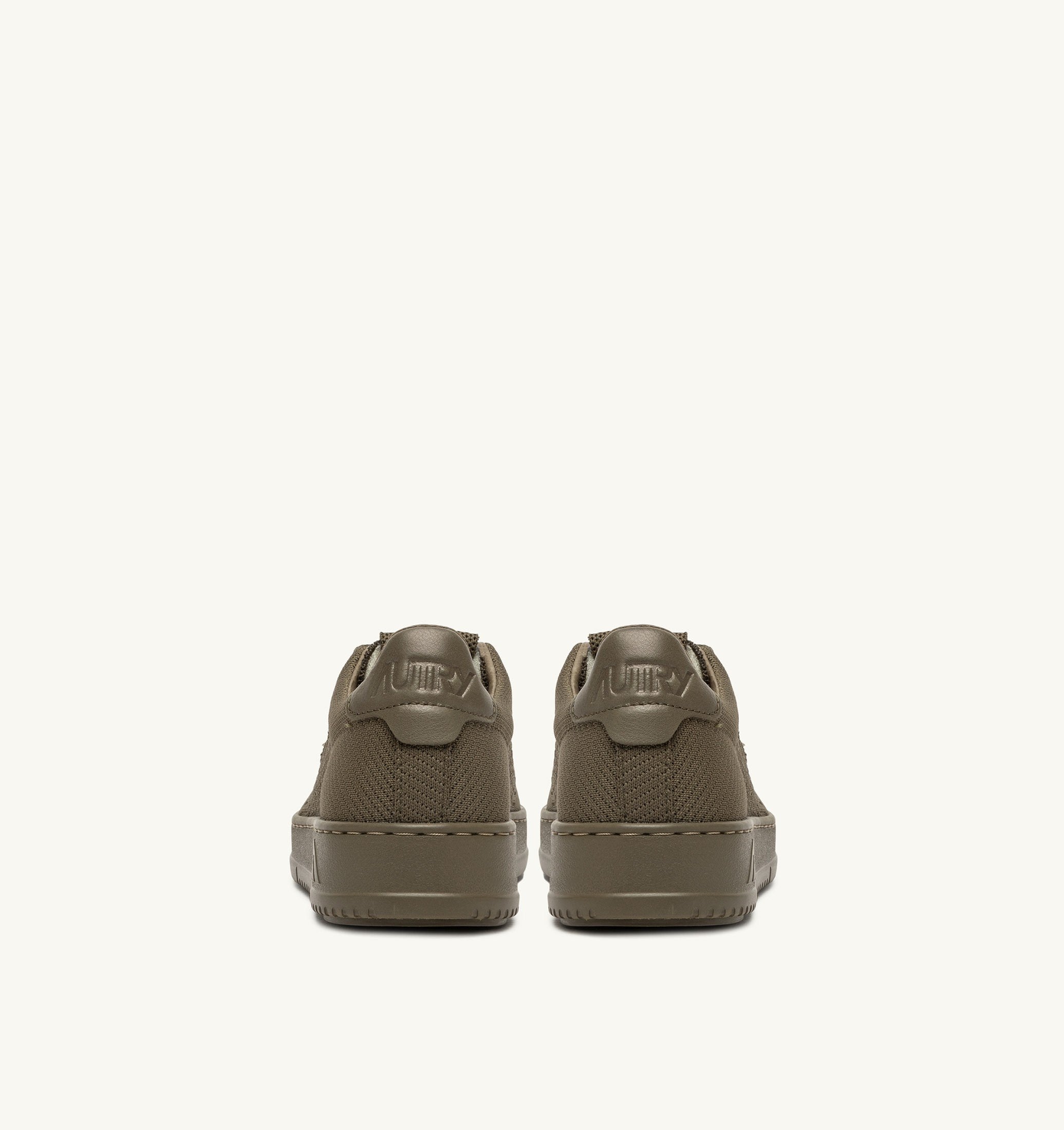 AUTRY - EASEKNIT LOW SNEAKER KN15 - KNIT/LEAT CVRT GREEN (MEN) - ASTOREHERE