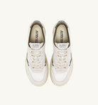 AUTRY - MEDALIST LOW LEATHER SNEAKER VK04 - VIRGIN/CRACK WHT/CVRT (MEN) - ASTOREHERE
