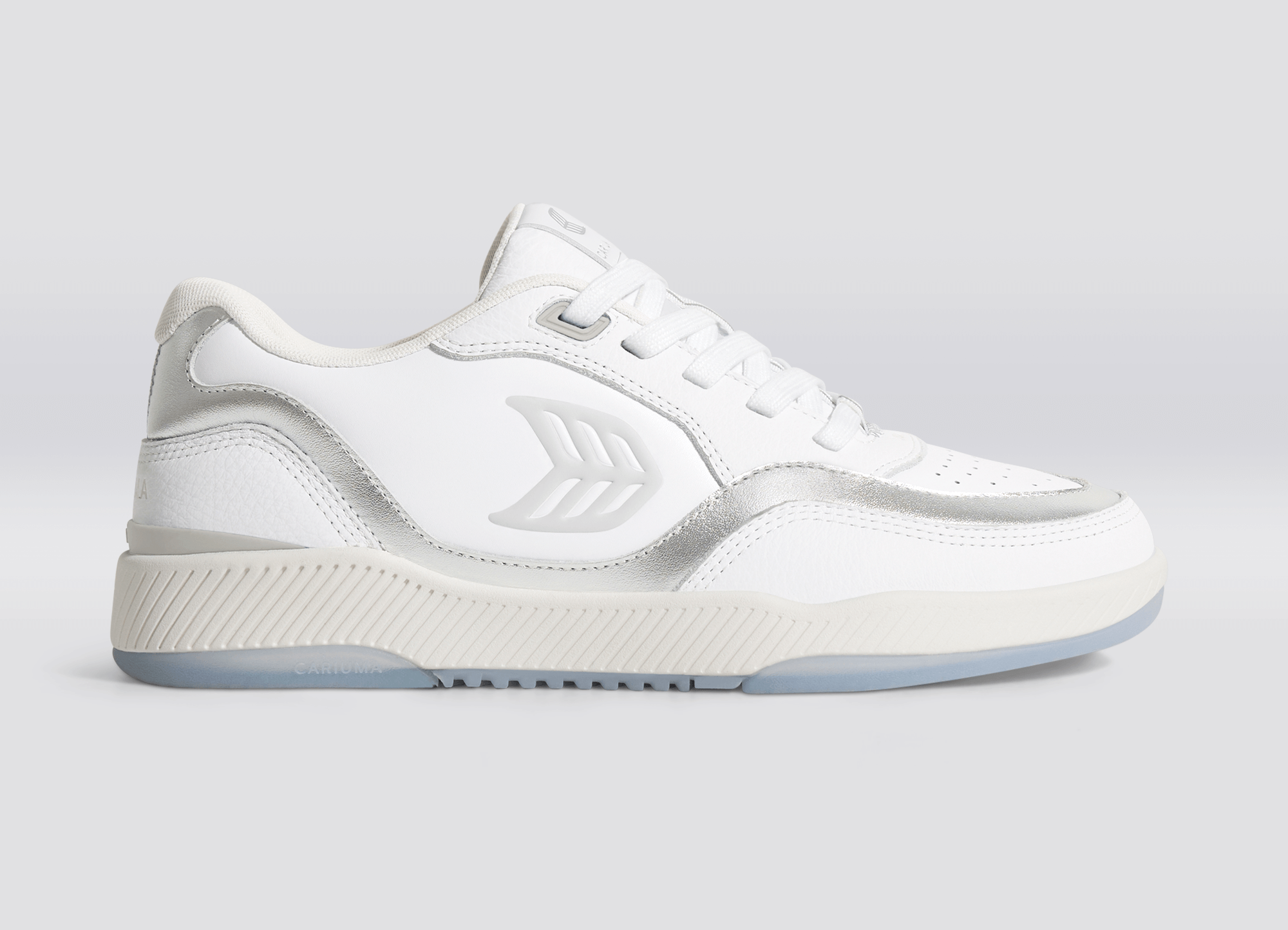Cariuma - UBA White Premium Leather Ice Logo Sneaker (Men) - ASTOREHERE