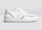 Cariuma - Uba White Premium Leather/Metallic Silver & Ice (Women) - ASTOREHERE