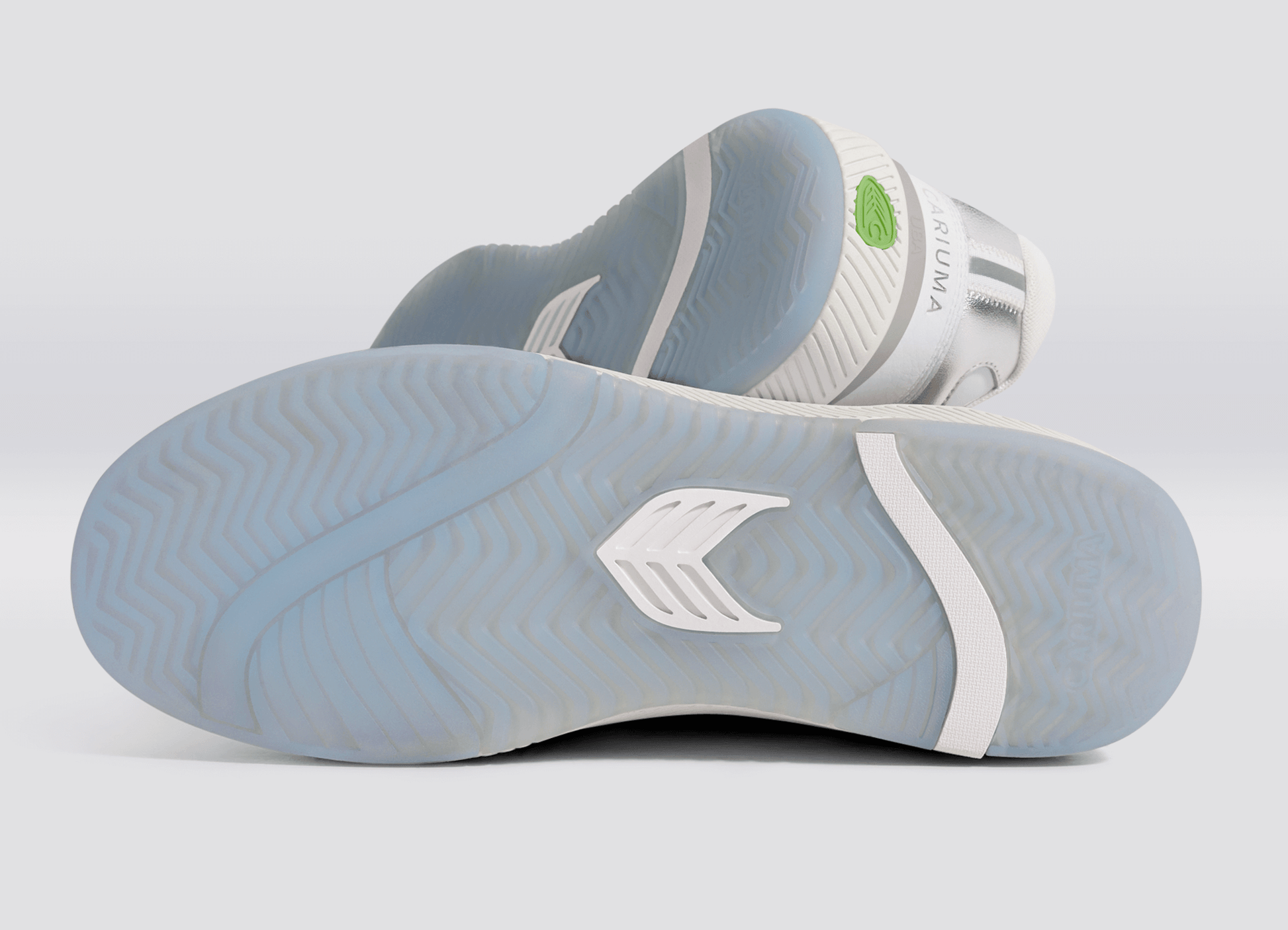 Cariuma - UBA White Premium Leather Ice Logo Sneaker (Men) - ASTOREHERE