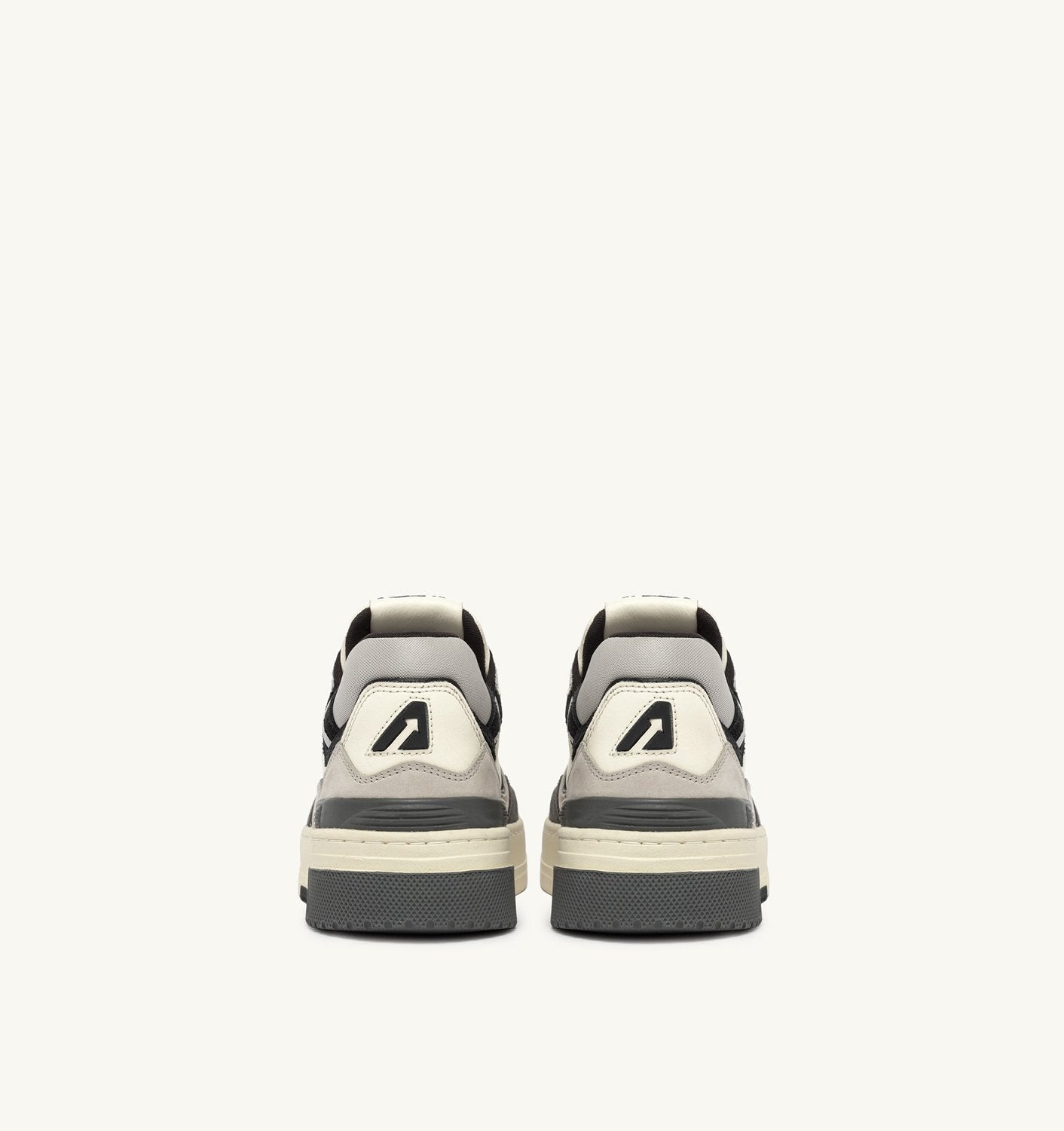 AUTRY - CLC LOW SNEAKERS IN GRAY AND BLACK SUEDE AND NABUCK (Men) - ASTOREHERE