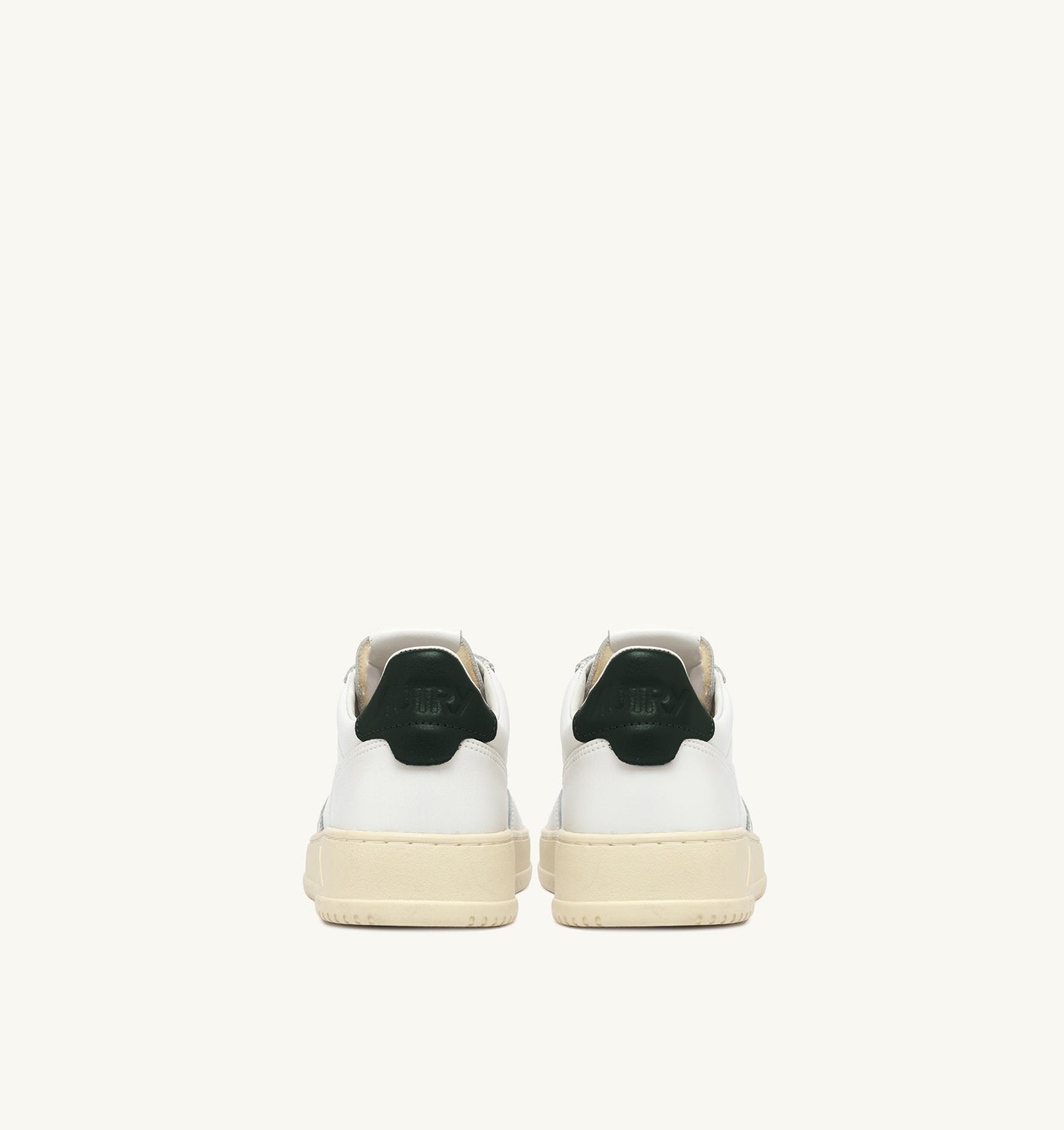 【関税&送料込】Autry White Leather Medalist Sneakers Autry Medalist Low Sneakers In White And Pink Leather