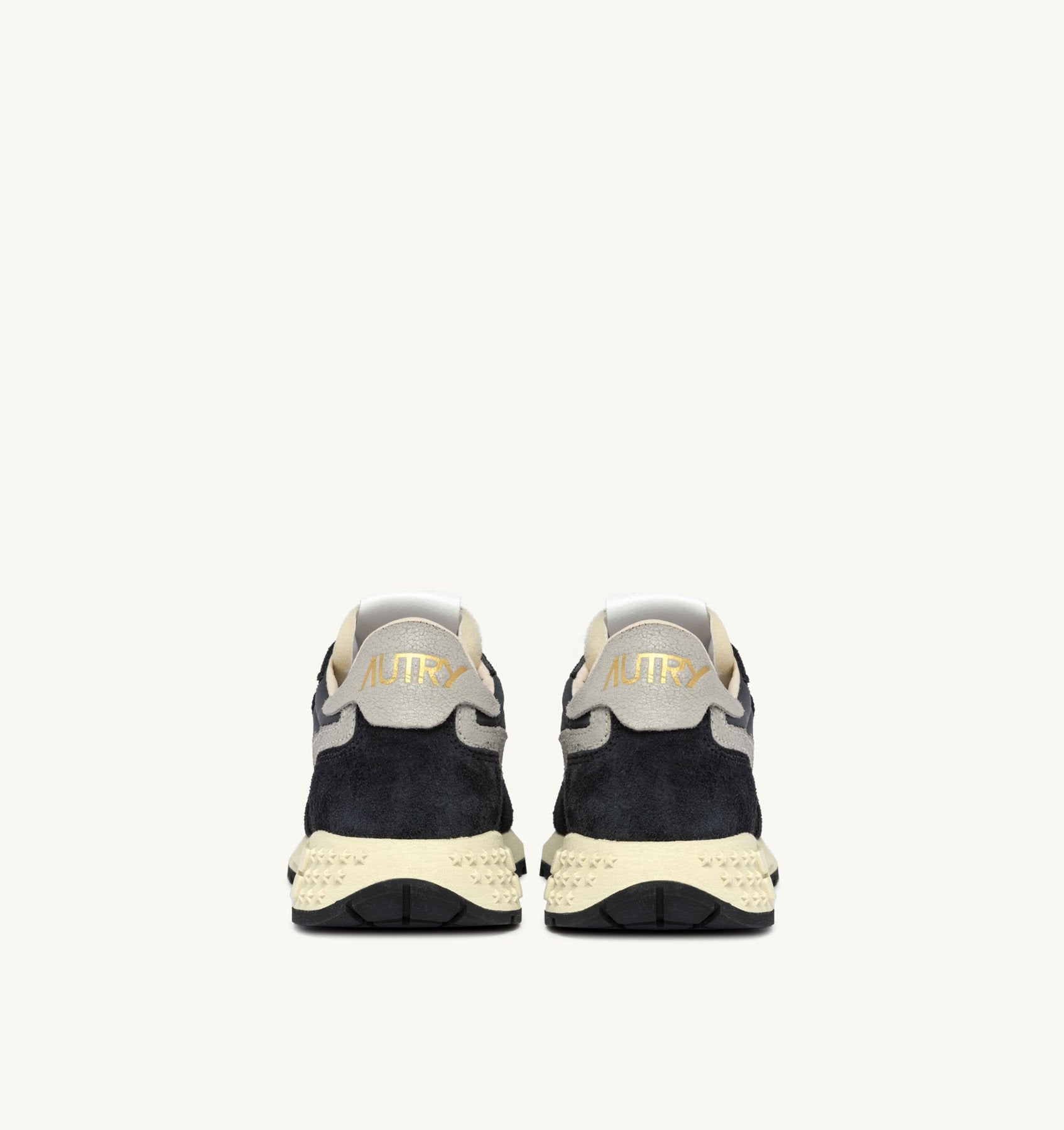 AUTRY - REELWIND LOW SNEAKERS IN BLACK NYLON AND SUEDE (Women) - ASTOREHERE