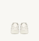AUTRY -  MEDALIST LOW 'BLOOMING' SNEAKERS IN PATENT LEATHER COLOR WHITE (Women) - ASTOREHERE