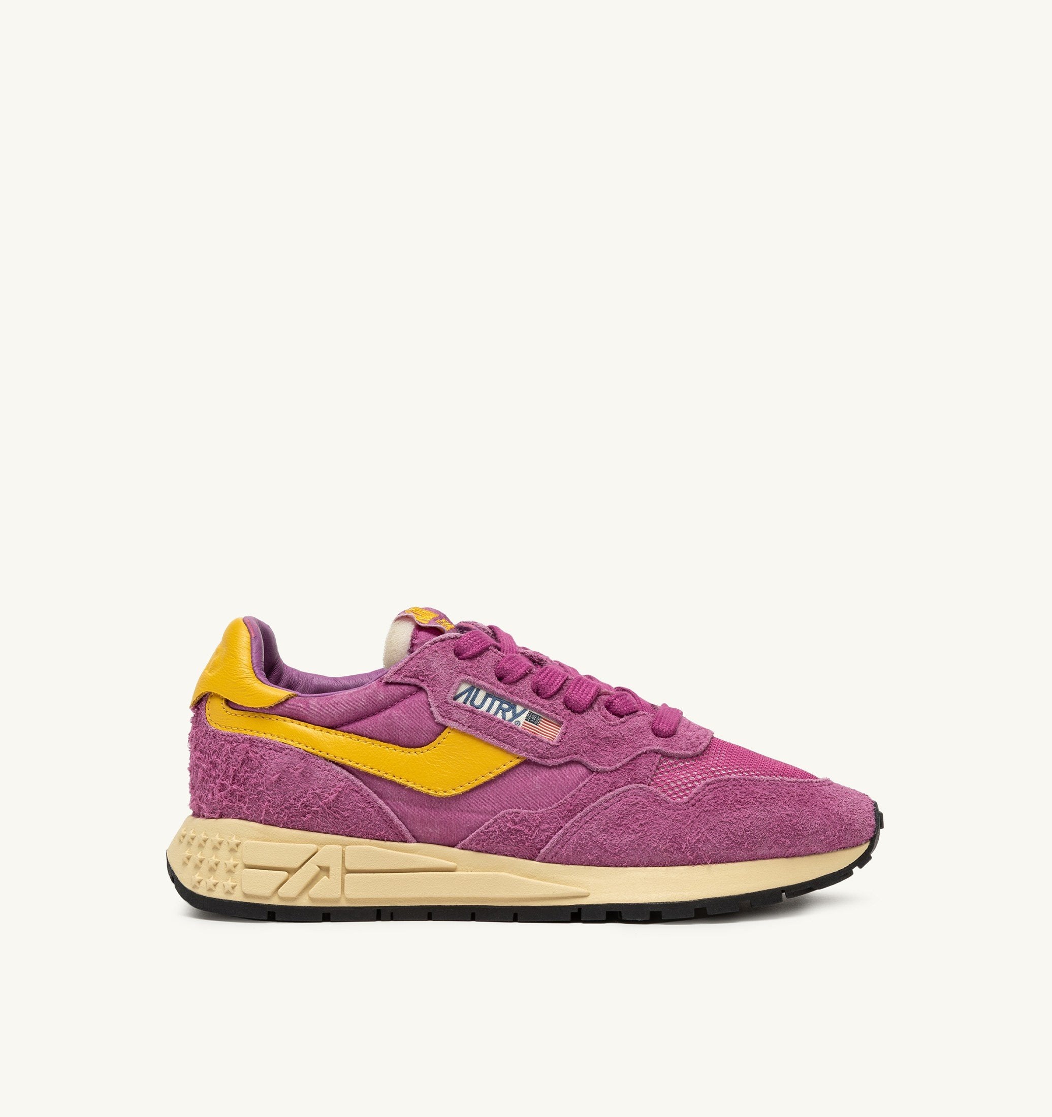 AUTRY - REELWIND LOW SNEAKERS UUT04 - SUEDE/NET ROSE/CALEN (MEN) - ASTOREHERE
