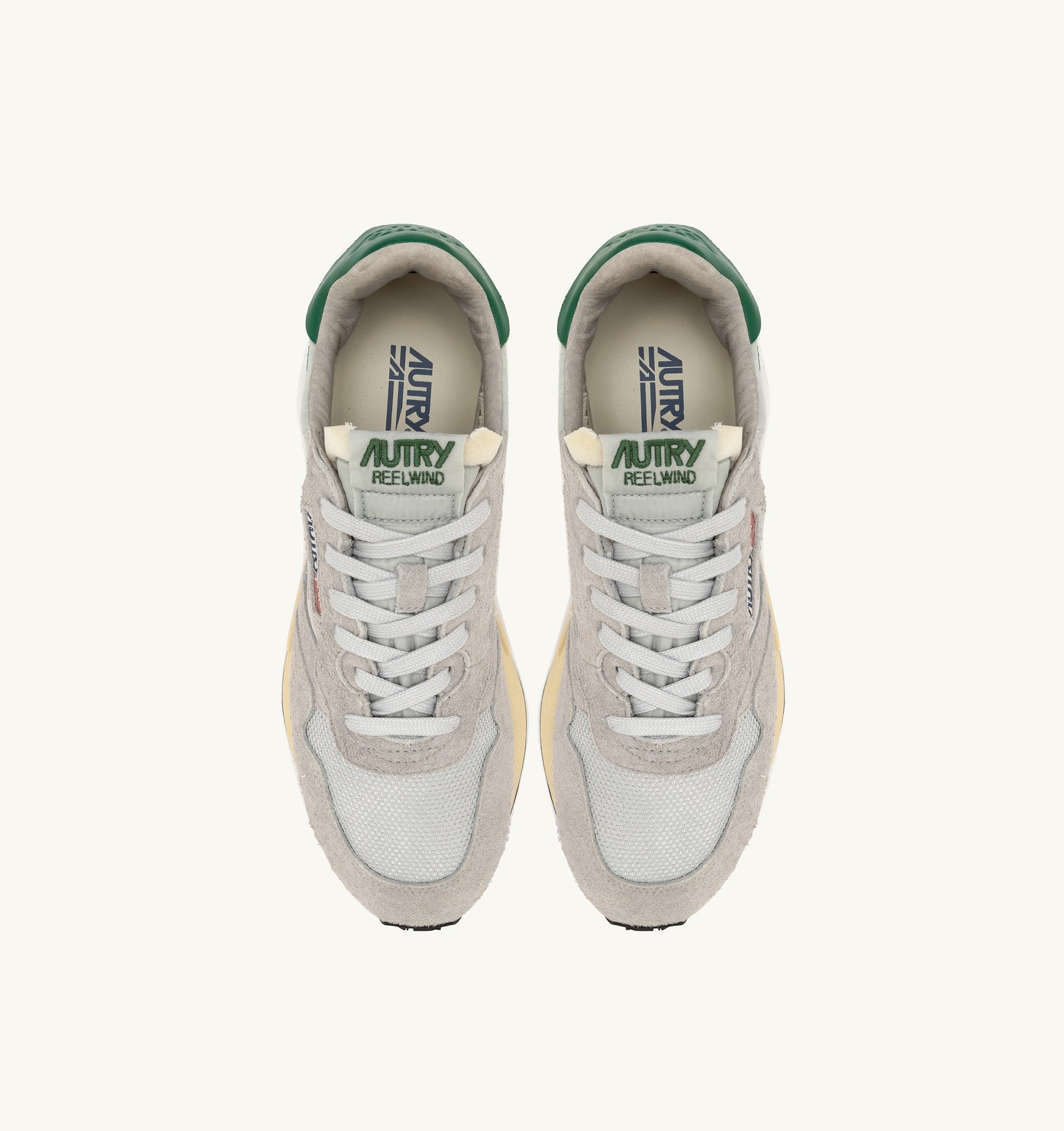 ★AUTRY★REELWIND LOW SNEAKERS IN VAPOR AND AMAZON SUEDE★ AUTRY - REELWIND LOW SNEAKERS IN VAPOR AND AMAZON SUEDE AND