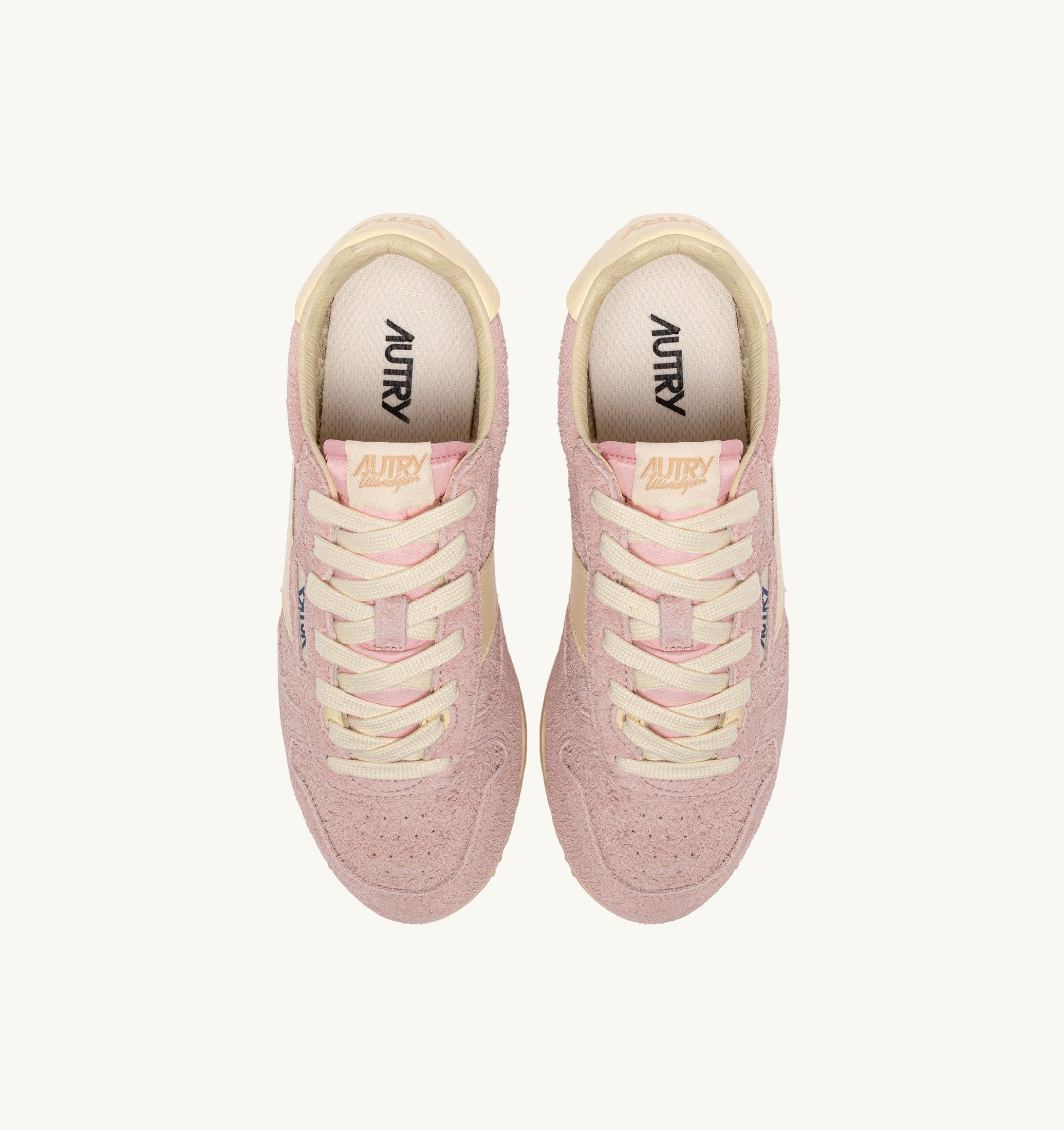 AUTRY - WINDSPIN IN SUEDE AND LEATHER COLOR ROSEMARY AND