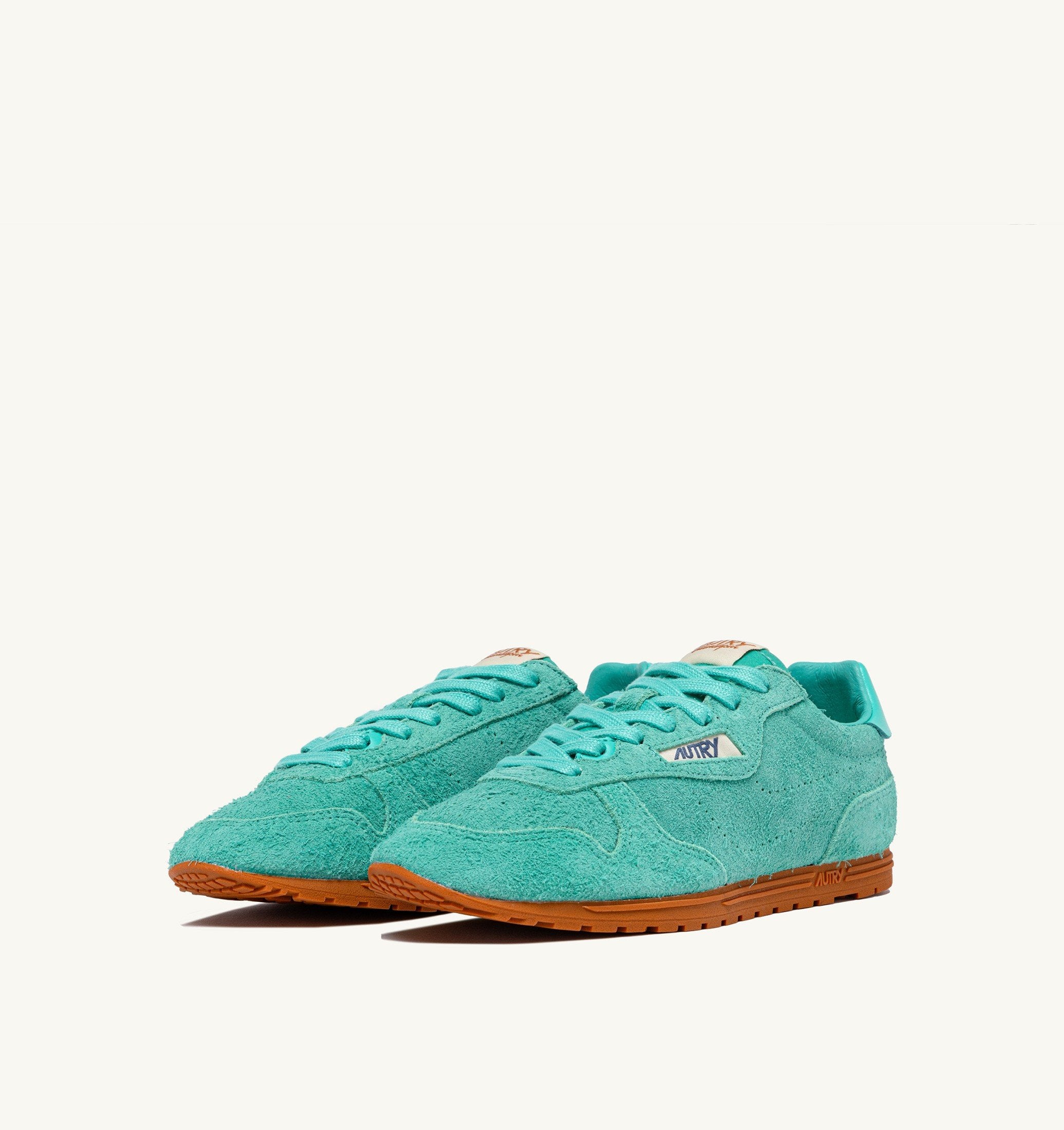 AUTRY - WINDSPIN IN TURQUOISE SUEDE SNEAKERS (Women)