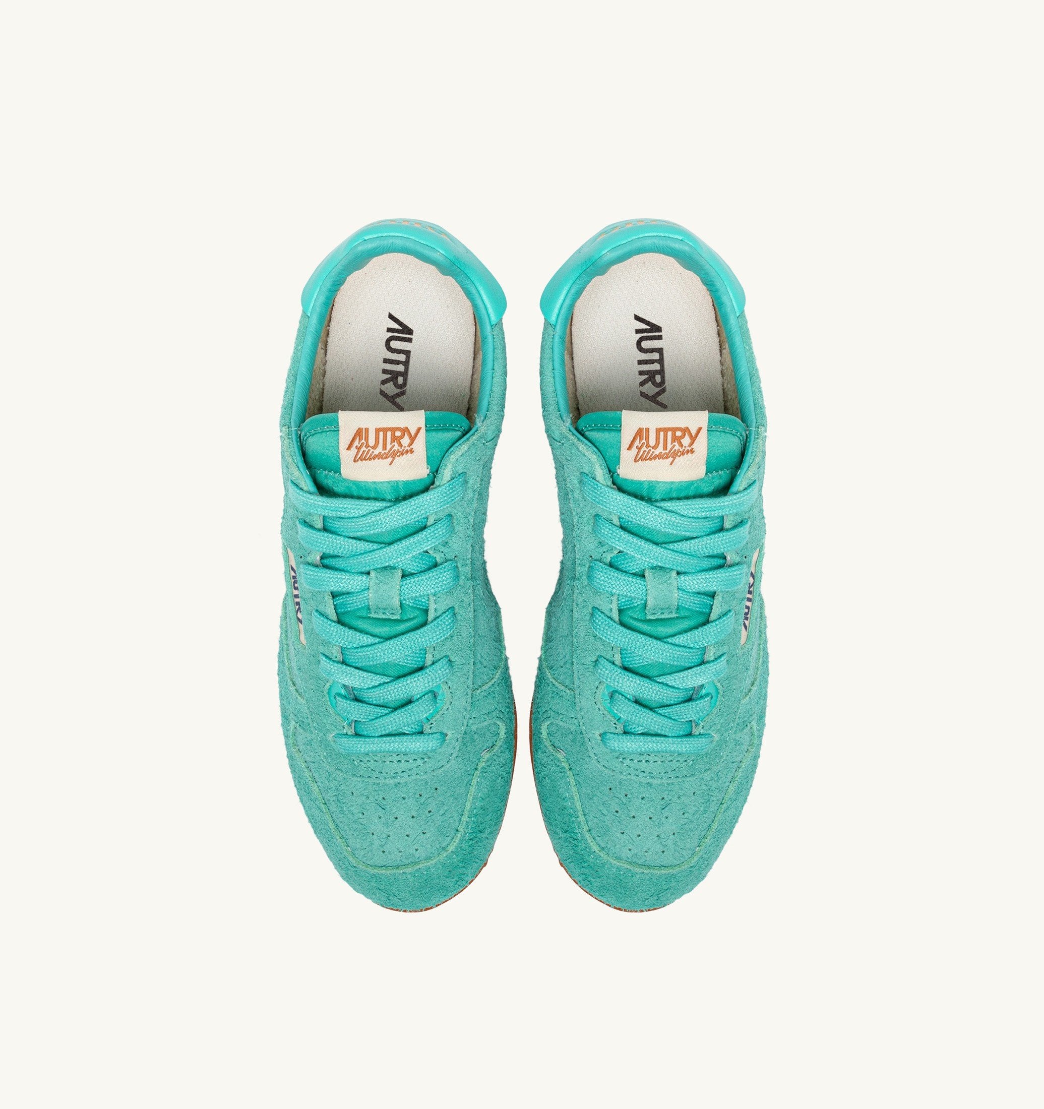 AUTRY - WINDSPIN IN TURQUOISE SUEDE SNEAKERS (Women)